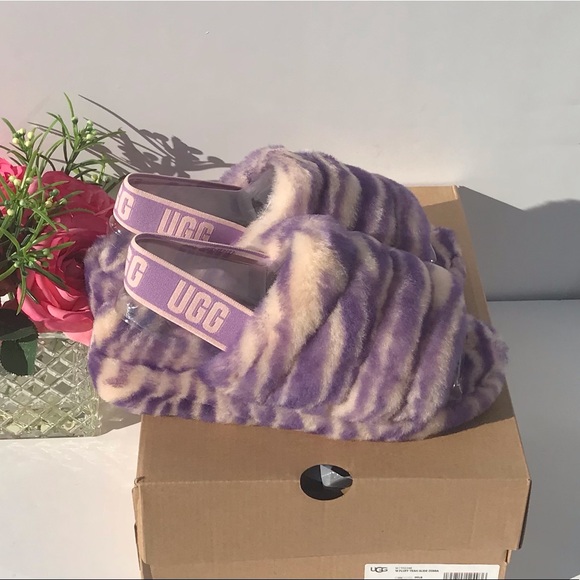 UGG Fluff Yeah Slide Zebra - Picture 5 of 13
